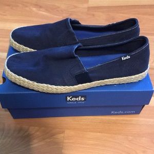 Keds Chillax A-Line Jute Navy Size 9 New In Box